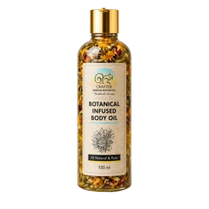 Botanical infused body oil